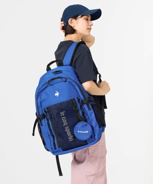 le coq sportif（ルコックスポルティフ）の「バックパック(容量：約32L)（バックパック/リュック・メンズ・エメラルド/ブラック×ホワイト/グレー/ブルー・F）」の4枚目の写真