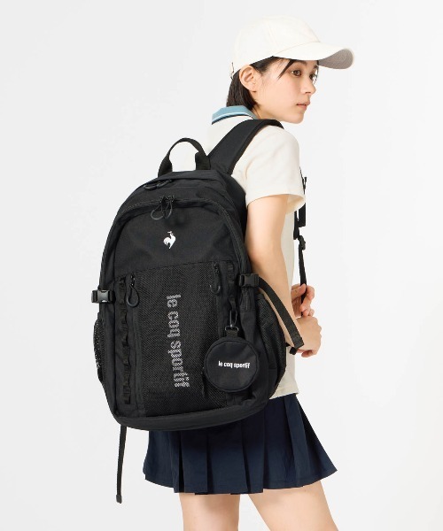 le coq sportif（ルコックスポルティフ）の「バックパック(容量：約32L)（バックパック/リュック・メンズ・エメラルド/ブラック×ホワイト/グレー/ブルー・F）」の5枚目の写真