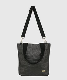 WALLAROO（ワラル）の「ワラル3wayバッグ ラファスクエア_ブラック（エコバッグ/サブバッグ）」