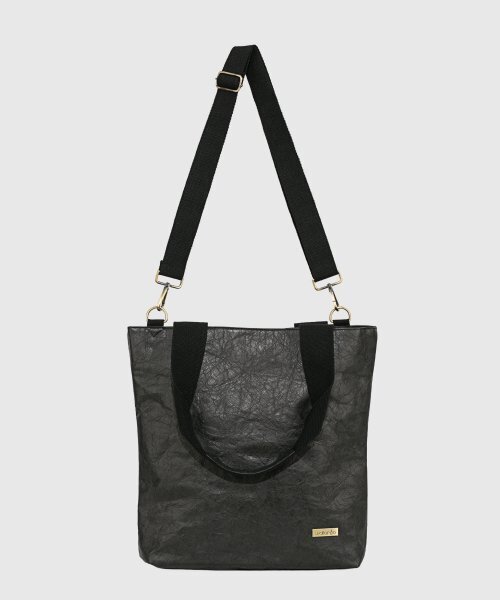 WALLAROO(ワラル)の「ワラル3wayバッグ ラファスクエア_ブラック(エコバッグ/サブバッグ・レディース・ブラック・FREE)」の1枚目の写真