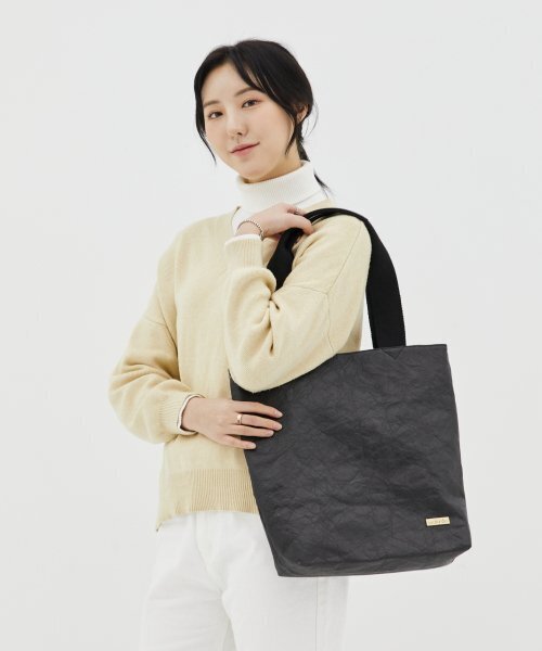 WALLAROO(ワラル)の「ワラル3wayバッグ ラファスクエア_ブラック(エコバッグ/サブバッグ・レディース・ブラック・FREE)」の2枚目の写真