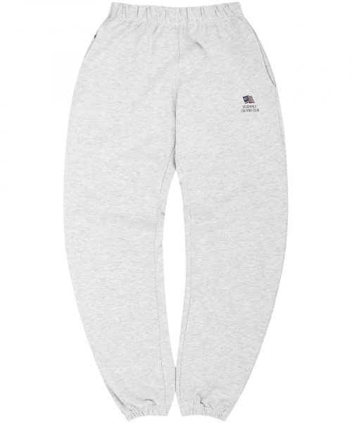 STAFF ONLY(スタッフオンリー)の「FLAG SWEATPANTS (MELANGE WHITE)(スウェットパンツ・メンズ・その他・M/L)」の1枚目の写真