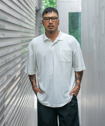 RUGGED HOUSE（ラギッドハウス）の「ケインズ オーバーサイズ 半袖PK-T アイボリー（ポロシャツ）」