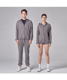 ATHPLATFORM（アスプラットフォーム）の「AU11JO04 テックリブ フードパーカー_グレー（ジャージ）」