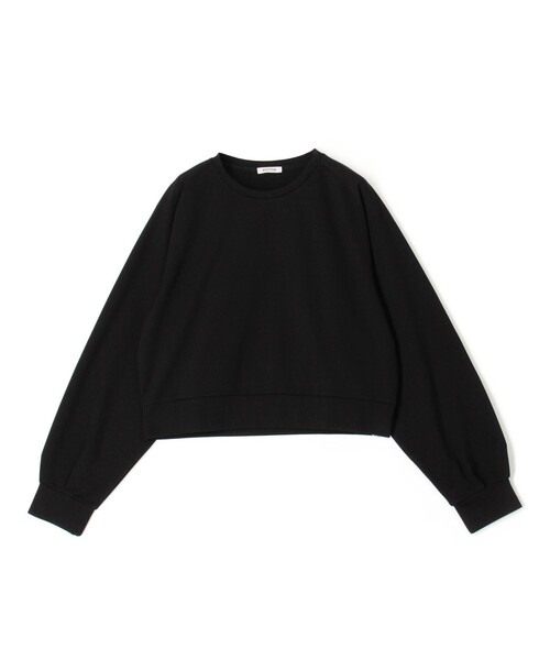 EDITION(エディション)の「コットンモックロディ クルーネックプルオーバー(スウェット・レディース・カーキ/ブラック・FREE)」の2枚目の写真