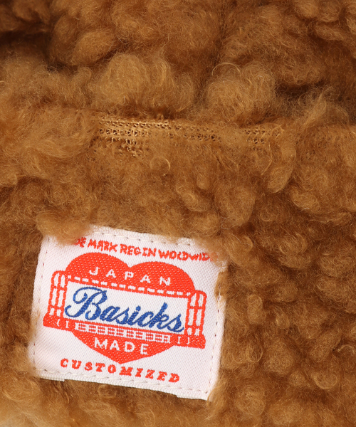 BASICKS（ベイシックス）の「BASICKS / ベイシックス BEAR BEANIE（ニットキャップ/ビーニー・メンズ・ブラウン/ブラック/ベージュ・SMALL）」の6枚目の写真