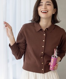 OPAQUE.CLIP（オペークドットクリップ）の「ポロネックカーディガン（カーディガン/ボレロ）」