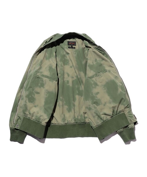 BEAMS PLUS(ビームスプラス)の「MIL Flight Jacket NYCO Twill Pigment Print(ブルゾン・メンズ・ネイビー/グリーン系その他4・MEDIUM/LARGE/SMALL)」の15枚目の写真