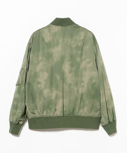 BEAMS PLUS(ビームスプラス)の「MIL Flight Jacket NYCO Twill Pigment Print(ブルゾン・メンズ・ネイビー/グリーン系その他4・MEDIUM/LARGE/SMALL)」の16枚目の写真