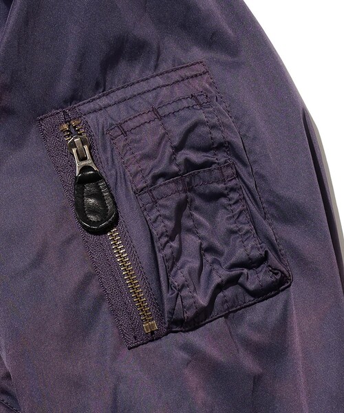 BEAMS PLUS(ビームスプラス)の「MIL Flight Jacket NYCO Twill Pigment Print(ブルゾン・メンズ・ネイビー/グリーン系その他4・MEDIUM/LARGE/SMALL)」の19枚目の写真