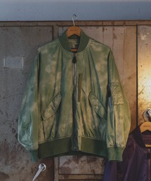 BEAMS PLUS(�r�[���X�v���X)��MIL Flight Jacket NYCO Twill Pigment Print(�u���]��)