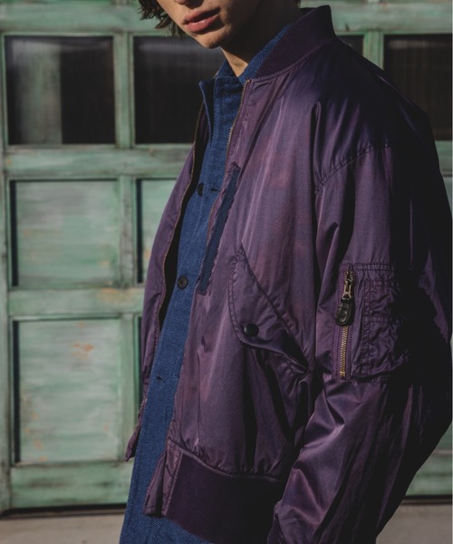 MIL Flight Jacket NYCO Twill Pigment Print（ブルゾン）｜BEAMS PLUS