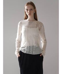 :ETHROF（イーサオブ）の「PATCHWORK LACE TOPS（Tシャツ/カットソー）」