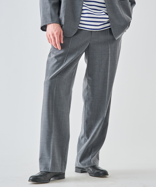 EDIFICE（エディフィス）の「Washable トロピカル イージーパンツ【セットアップ着用可】（スラックス・メンズ・カーキ/グレー・SMALL/MEDIUM/LARGE）」の5枚目の写真