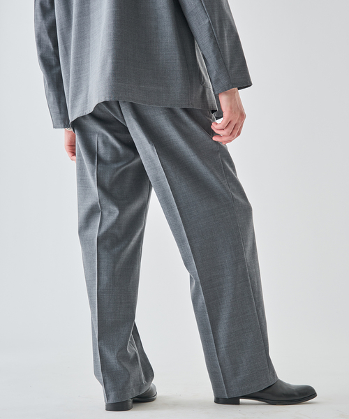 EDIFICE（エディフィス）の「Washable トロピカル イージーパンツ【セットアップ着用可】（スラックス・メンズ・カーキ/グレー・SMALL/MEDIUM/LARGE）」の7枚目の写真