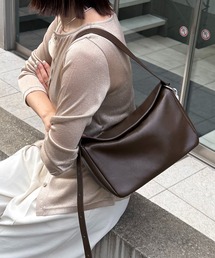 ショルダーバッグ（ブラウン/茶色系・レザー・本革）ファッション通販