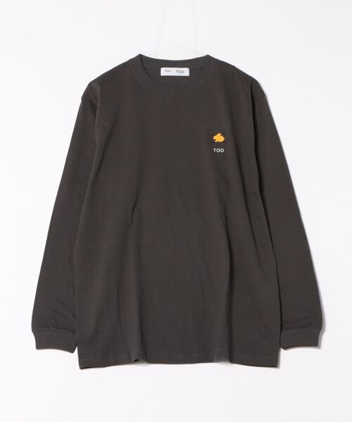 TOGA TOO(トーガトゥ)の「TOGA TOO Embroidery L/S(Tシャツ/カットソー・レディース・ライトパープル/ダークグレー・MEDIUM/SMALL/LARGE)」の6枚目の写真