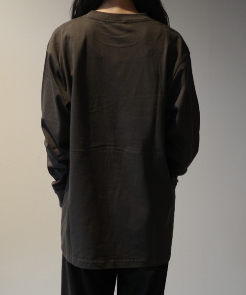 TOGA TOO(トーガトゥ)の「TOGA TOO Embroidery L/S(Tシャツ/カットソー・レディース・ライトパープル/ダークグレー・MEDIUM/SMALL/LARGE)」の4枚目の写真