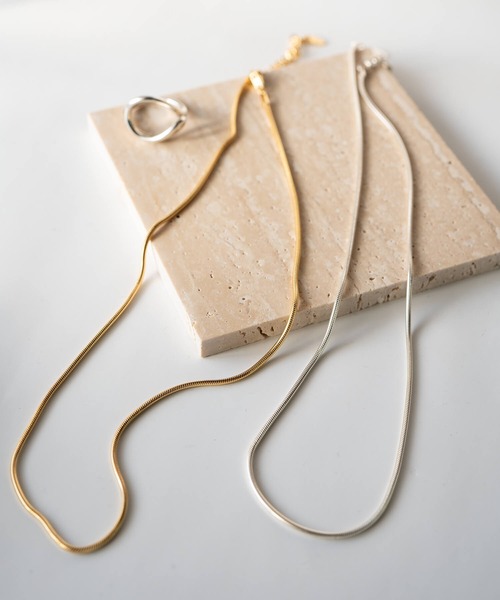 Ops.（オプス）の「ネックレス レディース チェーン シルバー925 金属アレルギー　【VENEC-NK ベネック】（ネックレス・レディース・シルバー・ONE SIZE）」の2枚目の写真