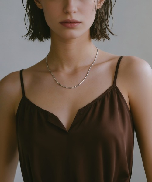 Ops.（オプス）の「ネックレス レディース チェーン シルバー925 金属アレルギー　【VENEC-NK ベネック】（ネックレス・レディース・シルバー・ONE SIZE）」の3枚目の写真