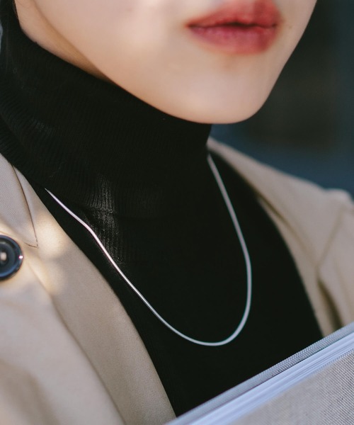 Ops.（オプス）の「ネックレス レディース チェーン シルバー925 金属アレルギー　【VENEC-NK ベネック】（ネックレス・レディース・シルバー・ONE SIZE）」の5枚目の写真