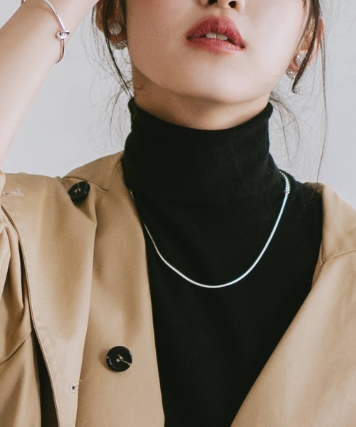 Ops.（オプス）の「ネックレス レディース チェーン シルバー925 金属アレルギー　【VENEC-NK ベネック】（ネックレス・レディース・シルバー・ONE SIZE）」の6枚目の写真