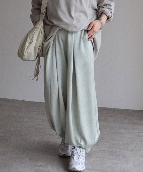 zena(ジェナ)の「ヴィンテージサテンデザインパンツ(その他パンツ・レディース・ミント/ブラック/ブラウン・M)」の3枚目の写真