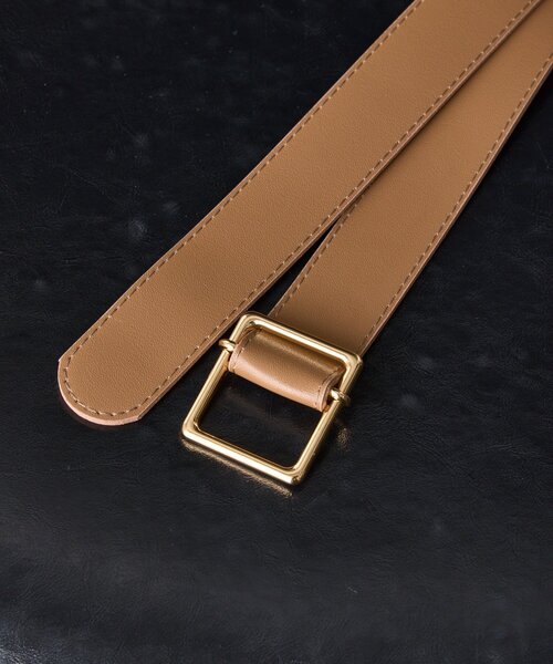 Jena espace merveilleux（ジェナ　エスパスメルヴェイユ）の「バックルベルト（ベルト・レディース・ブラック/ベージュ・FREE）」の7枚目の写真