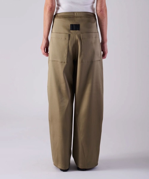 COGTHEBIGSMOKE(コグザビッグスモーク)の「【COGTHEBIGSMOKE/コグザビッグスモーク】MERCY BARREL TROUSERS/ワイドバレルレッグトラウザーズ/ワイドパンツ(その他パンツ・レディース・ネイビー・1)」の7枚目の写真