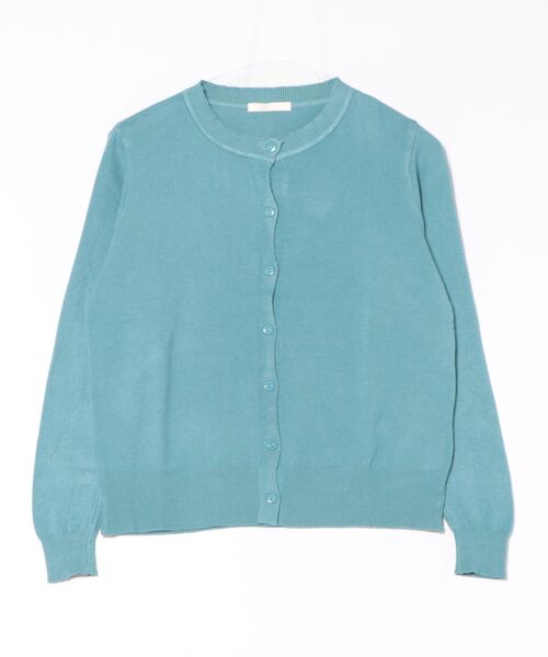 frunco(フランコ)の「【ZOZOTOWN限定】ノーカラーカーディガン(カーディガン/ボレロ・レディース・ブルー/グレー/アイボリー/ブラック/ベージュ/グリーン・FREE)」の2枚目の写真
