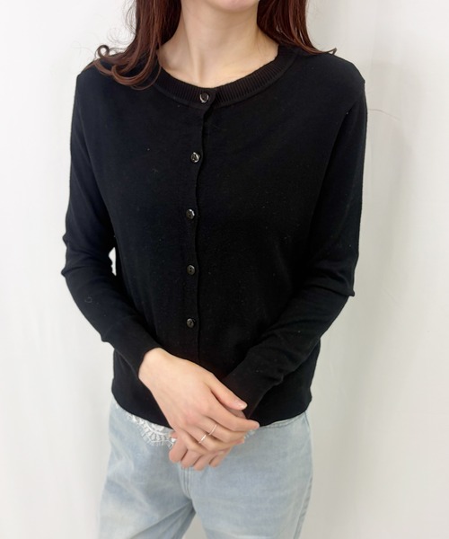 frunco(フランコ)の「【ZOZOTOWN限定】ノーカラーカーディガン(カーディガン/ボレロ・レディース・ブルー/グレー/アイボリー/ブラック/ベージュ/グリーン・FREE)」の11枚目の写真