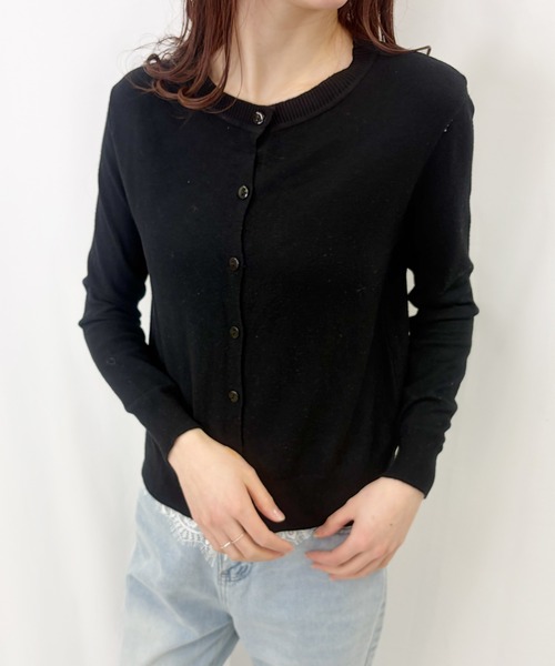 frunco(フランコ)の「【ZOZOTOWN限定】ノーカラーカーディガン(カーディガン/ボレロ・レディース・ブルー/グレー/アイボリー/ブラック/ベージュ/グリーン・FREE)」の13枚目の写真