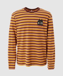 KHOKI（コッキ）の「Hand-Embroidered Stripe Long Sleeve T-Shirt（Tシャツ/カットソー）」