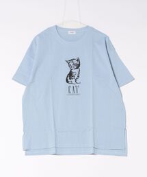 undeny.（アンディニ－）の「アンディニー CAT Tシャツ（Tシャツ/カットソー）」