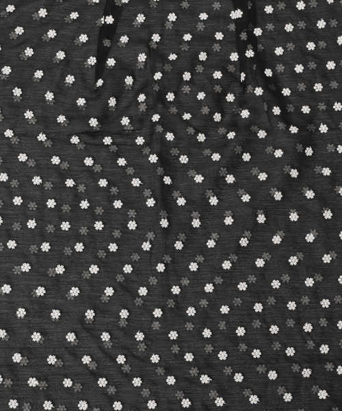 mysty woman（ミスティウーマン）の「フラワーラップスカーフ 664287（ストール/ショール・レディース・ブラック・FREE）」の8枚目の写真