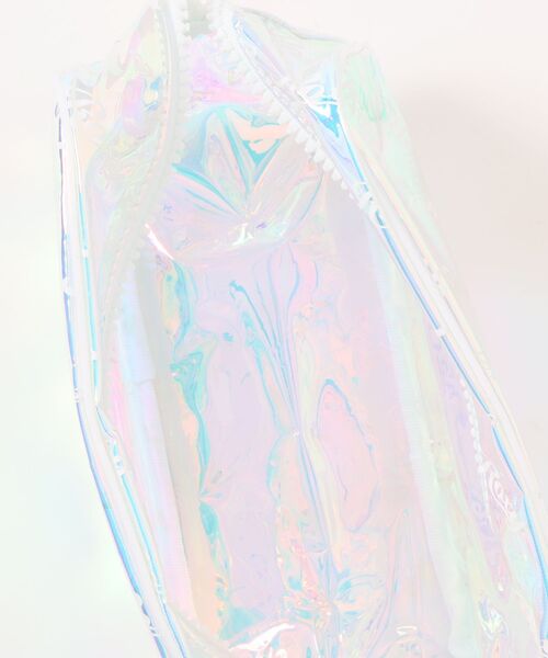 ROXY(ロキシー)の「ROXY ウィメンズ SUNSAND POUCH その他アクセサリー 【2026年春夏モデル】/ロキシー総柄ロゴクリアポーチ(ポーチ・レディース・ブラック/ピンク/マルチ・FREE)」の5枚目の写真