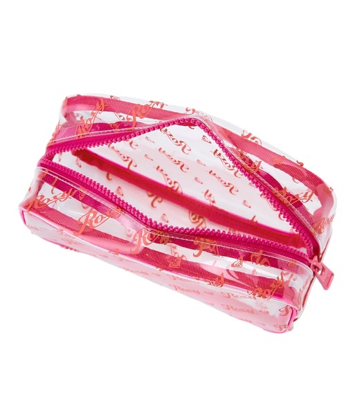 ROXY(ロキシー)の「ROXY ウィメンズ SUNSAND POUCH その他アクセサリー 【2026年春夏モデル】/ロキシー総柄ロゴクリアポーチ(ポーチ・レディース・ブラック/ピンク/マルチ・FREE)」の10枚目の写真
