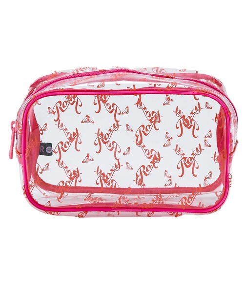 ROXY(ロキシー)の「ROXY ウィメンズ SUNSAND POUCH その他アクセサリー 【2026年春夏モデル】/ロキシー総柄ロゴクリアポーチ(ポーチ・レディース・ブラック/ピンク/マルチ・FREE)」の11枚目の写真