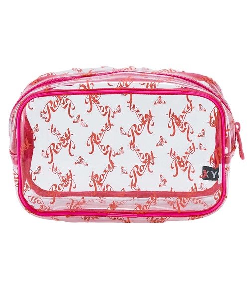 ROXY(ロキシー)の「ROXY ウィメンズ SUNSAND POUCH その他アクセサリー 【2026年春夏モデル】/ロキシー総柄ロゴクリアポーチ(ポーチ・レディース・ブラック/ピンク/マルチ・FREE)」の12枚目の写真