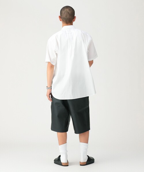 BEAMS(ビームス)の「カウレザー イージー ショートパンツ【ワイドストレートフィット】(その他パンツ・メンズ・ブラック・L/M/S/XL)」の7枚目の写真