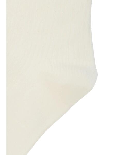 Samansa Mos2（サマンサ モスモス）の「配色メローソックス（ソックス/靴下・レディース・オフホワイト/キナリ/ベージュ・F）」の6枚目の写真