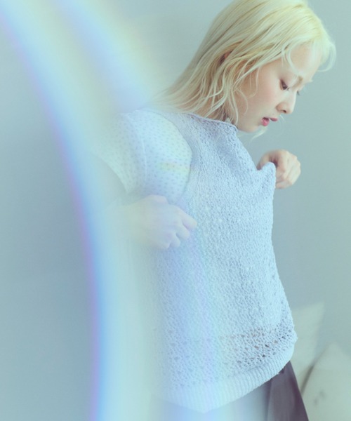 Slub Mesh Knit Tank（ニット/セーター）｜EN NEUME（エンノイム）の
