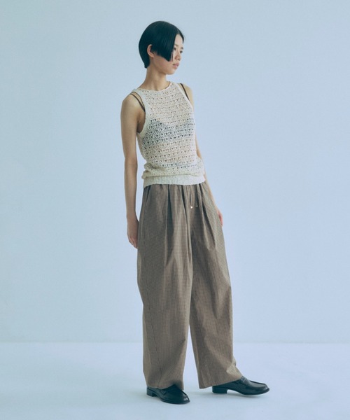 Slub Mesh Knit Tank（ニット/セーター）｜EN NEUME（エンノイム）の