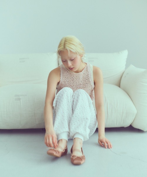 EN NEUME(エンノイム)の「Slub Mesh Knit Tank(ニット/セーター・レディース・アイボリー/ブルー/ピンク・FREE)」の20枚目の写真