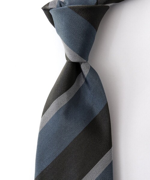 NOLLEY’S（ノーリーズ）の「クレリックペールストライプ 26SSコレクション（ネクタイ・メンズ・ベージュ系その他/ブルー系その他・FREE）」の3枚目の写真