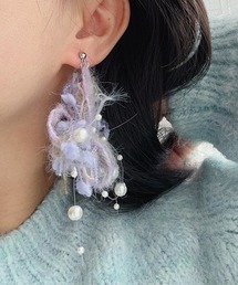 毛糸モチーフデザインピアス