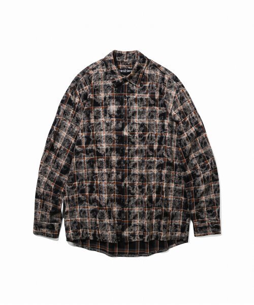 TRIP LE SENS(トリップ ル センス)の「ダイング&ウォッシングチェックシャツ_レッドブラウン(シャツ/ブラウス・メンズ・その他・LARGE/MEDIUM/SMALL)」の5枚目の写真