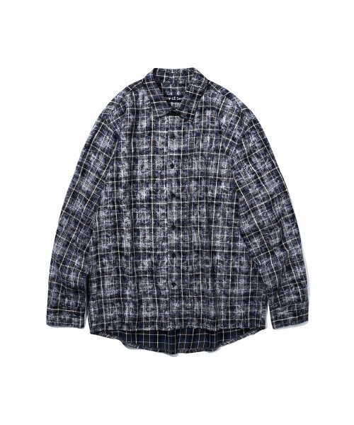TRIP LE SENS(トリップ ル センス)の「ダイング&ウォッシングチェックシャツ_レッドブラウン(シャツ/ブラウス・メンズ・その他・LARGE/MEDIUM/SMALL)」の6枚目の写真