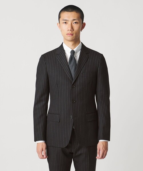 UNITED ARROWS & SONS(ユナイテッドアローズアンドサンズ)の「<UNITED ARROWS & SONS by MASATAKA HATTORI>NARROW S3B JACKET/テーラードジャケット(テーラードジャケット・メンズ・ブラック/ダークオレンジ・44/48/46/50)」の5枚目の写真