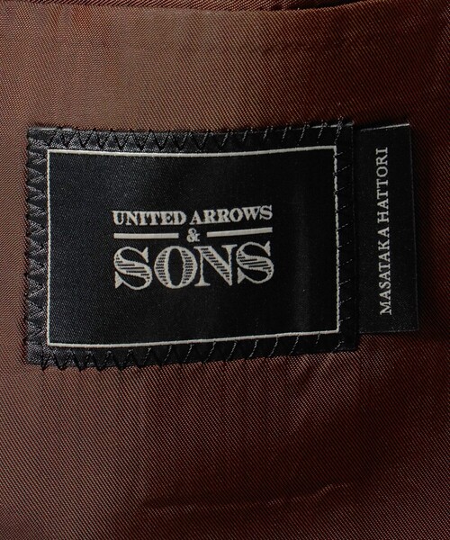 UNITED ARROWS & SONS(ユナイテッドアローズアンドサンズ)の「<UNITED ARROWS & SONS by MASATAKA HATTORI>NARROW S3B JACKET/テーラードジャケット(テーラードジャケット・メンズ・ブラック/ダークオレンジ・44/48/46/50)」の9枚目の写真